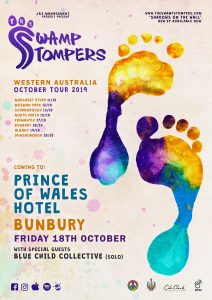 The Swamp Stompers - WA October Tour 2019 - Prince of Wales - A3 Poster
