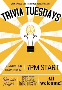 Photo Guide to Throwing a Quiz Night Party Pinterest Graphic